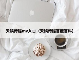 天娱传媒mv入口（天娱传媒百度百科）